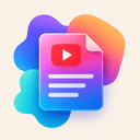 YouTube Video to Social Media Content icon
