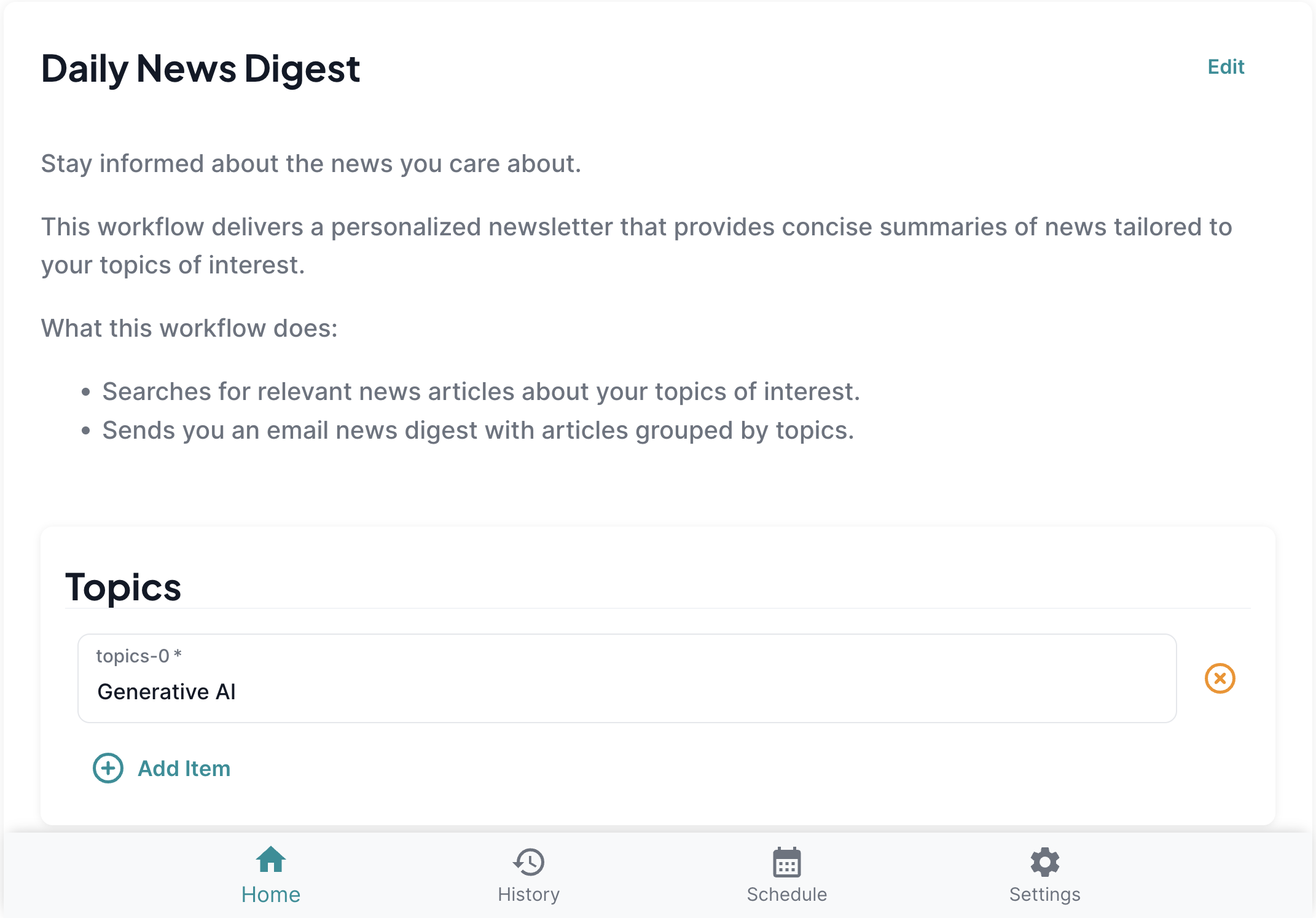 News Digest App